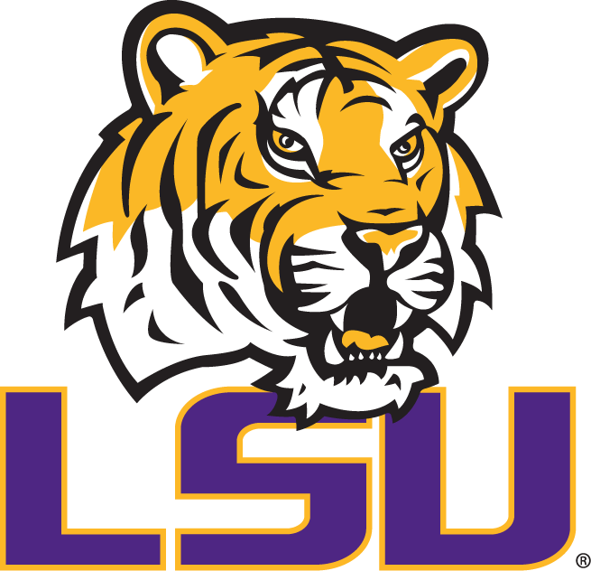 LSU Tigers 2002-2006 Secondary Logo iron on paper